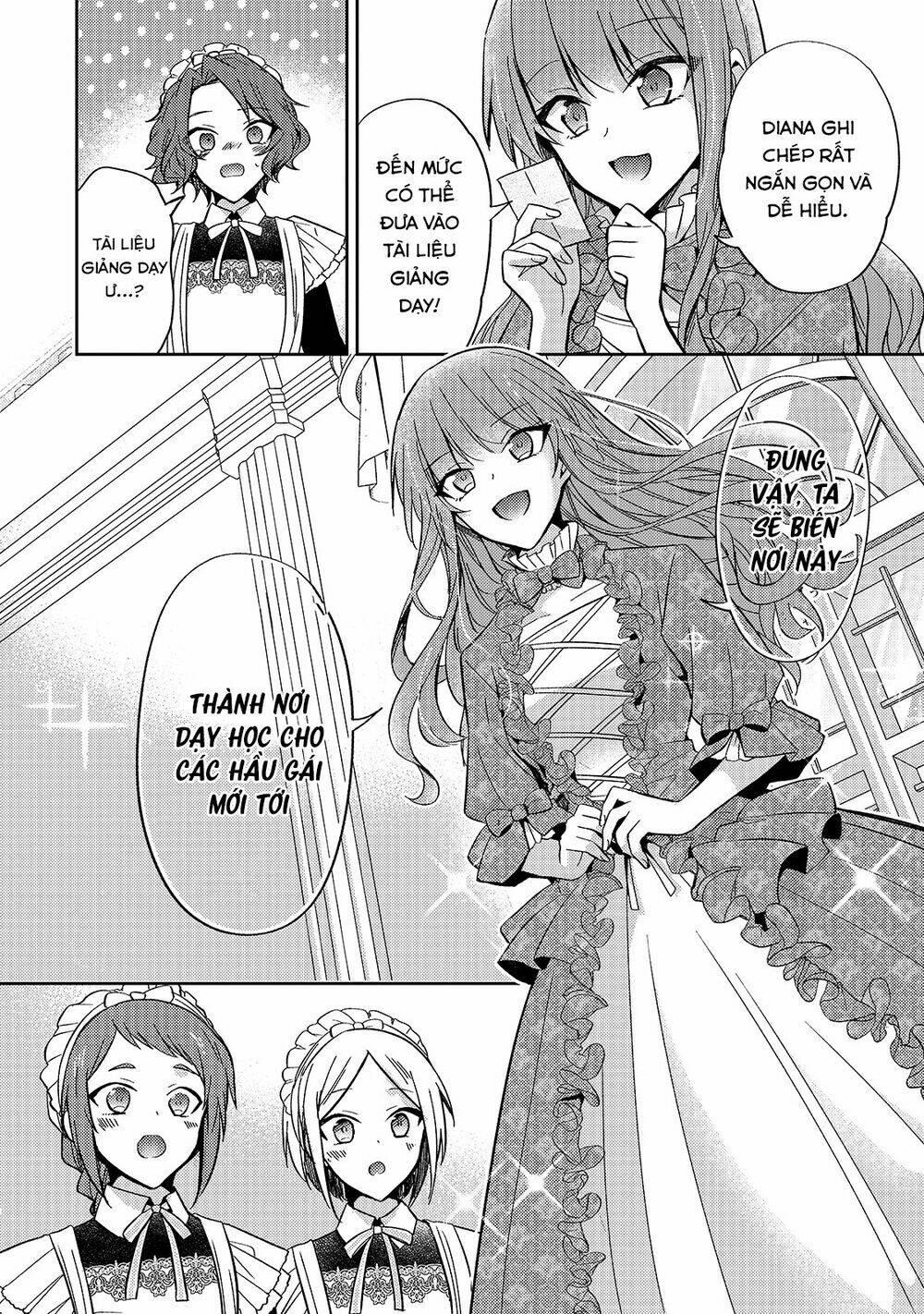 Trang truyện page_9 trong truyện tranh Loop 7-kaime No Akuyaku Reijou Wa Moto Tekikoku De Juukimama Na Hanayome Seikatsu O Mankitsu Suru - Chapter 7 - truyentvn.net