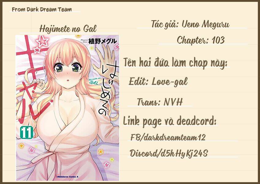 Lần đầu với Gal Chapter 103 - TC Truyện