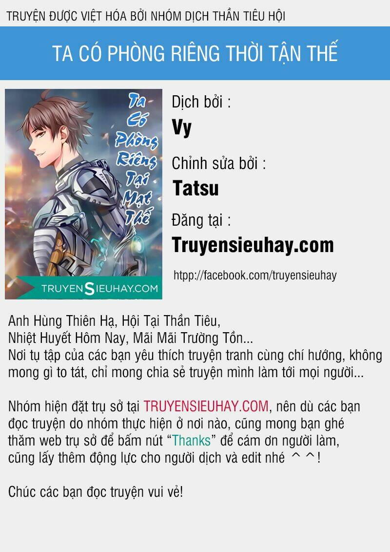 Trang truyện page_1 trong truyện tranh Ta Có Phòng Riêng Thời Tận Thế - Chapter 10.1 - truyentvn.net