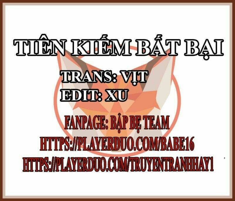 Tiên Kiếm Bất Bại: Chương 25