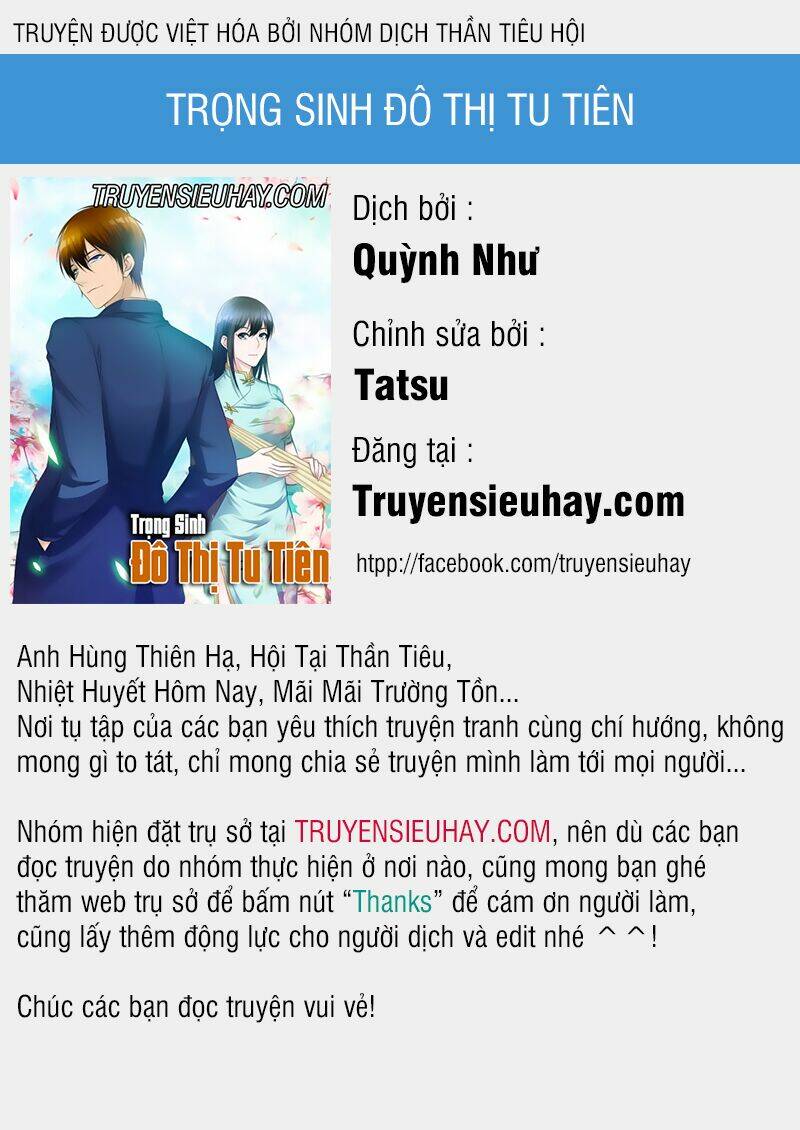 Trọng Sinh Đô Thị Tu Tiên: Chương 1