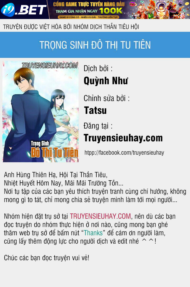 Read Hentai Image page_1 in comic Trọng Sinh Đô Thị Tu Tiên - Chapter 122 - truyentvn.net