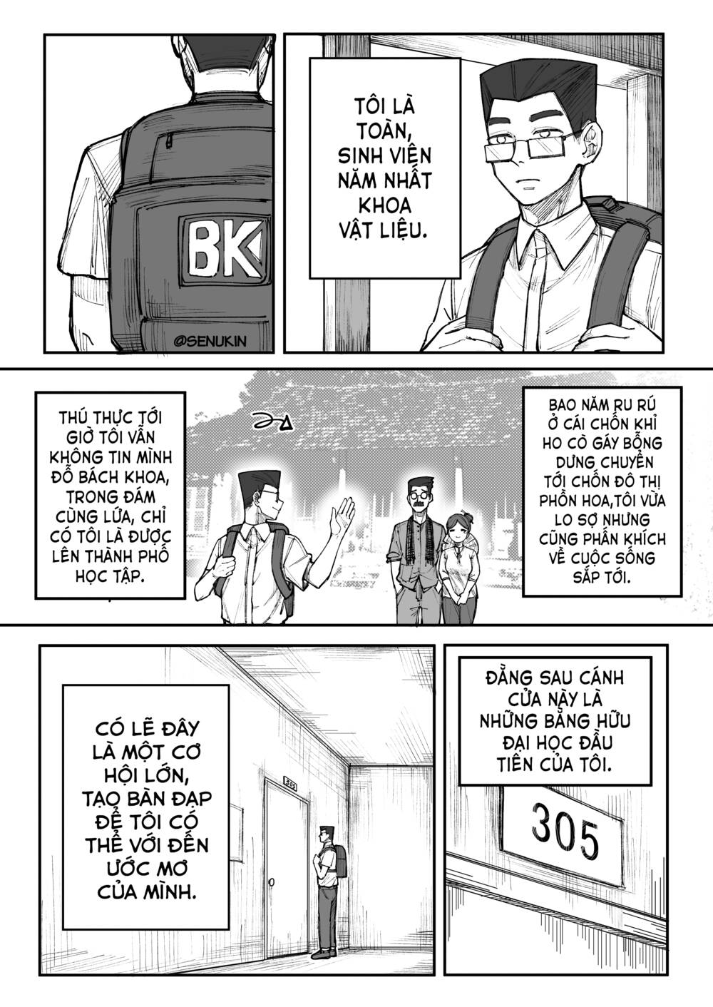 Thằng bạn cùng phòng của tôi chắc cũng xinh [Chap 1-6] - Page 4