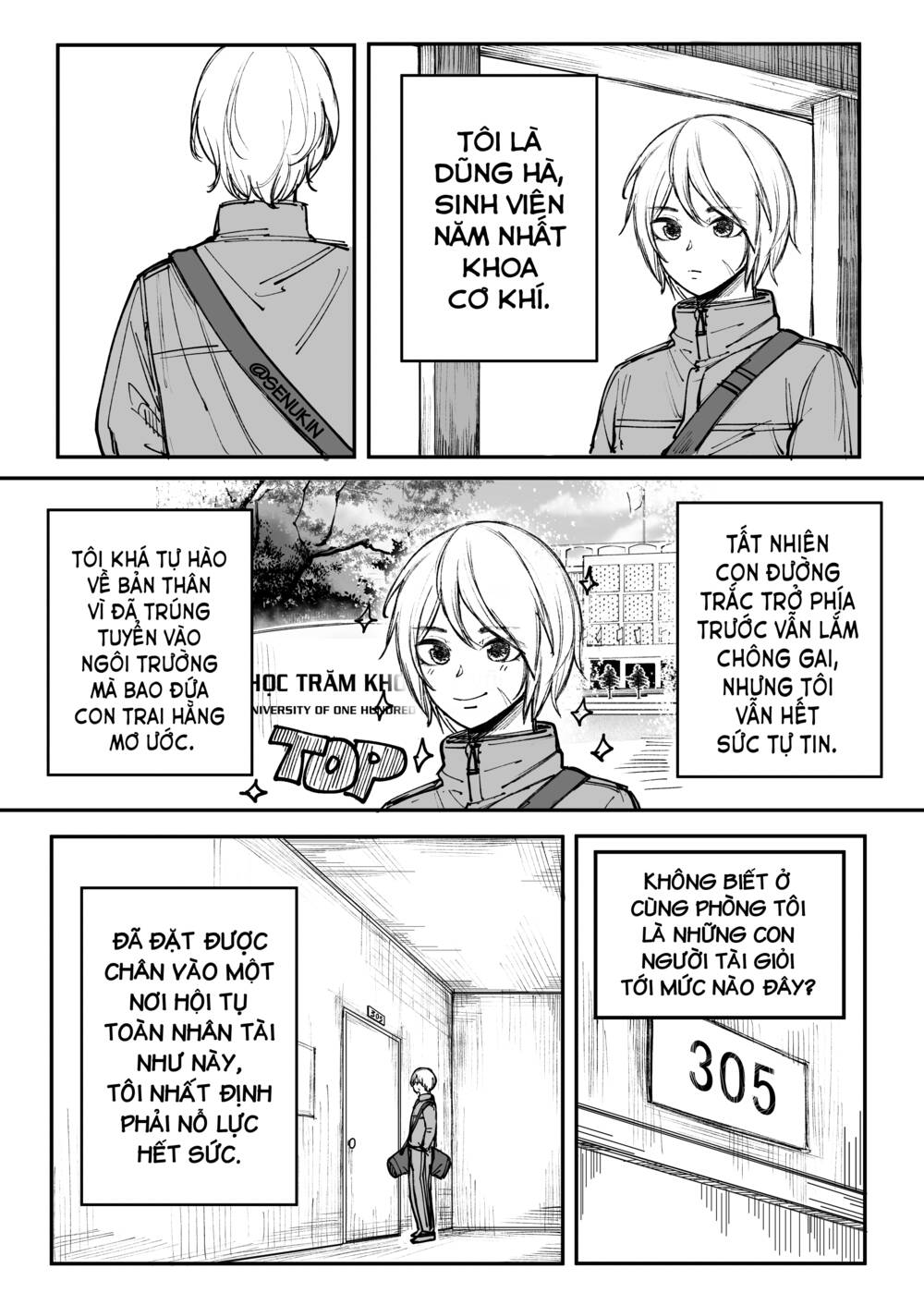 Thằng bạn cùng phòng của tôi chắc cũng xinh [Chap 1-6] - Page 8