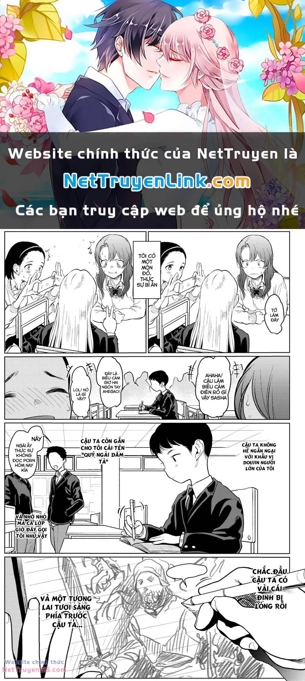 Bé sơ trung Sasha và thằng bạn Otaku cùng lớp