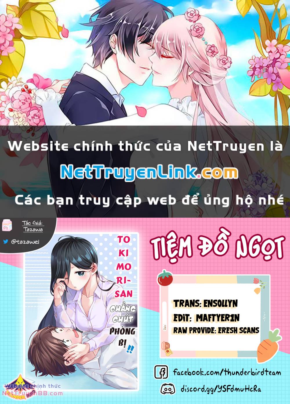 Trang truyện page_1 trong truyện tranh Tokimori-san Chẳng Chút Phòng Bị!! - Chapter 34 - truyentvn.net