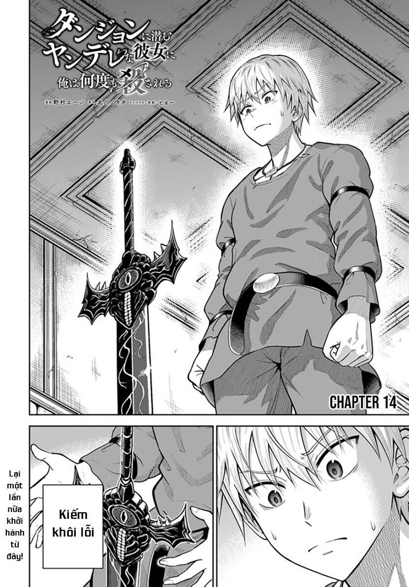 Dungeon Ni Hisomu Yandere Na Kanojo Ni Ore Wa Nando Mo Korosareru [Chap 14] - Page 4