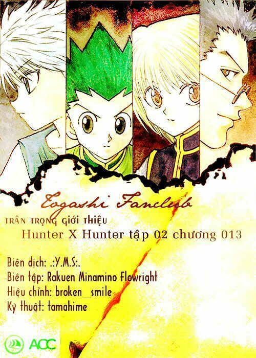 Trang truyện page_0 trong truyện tranh Hunter X Hunter - Chapter 13 - truyentvn.net