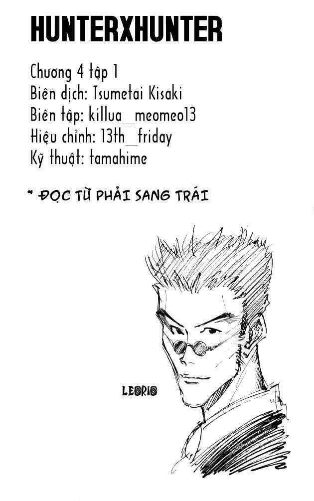 Trang truyện page_0 trong truyện tranh Hunter X Hunter - Chapter 4 - truyentvn.net