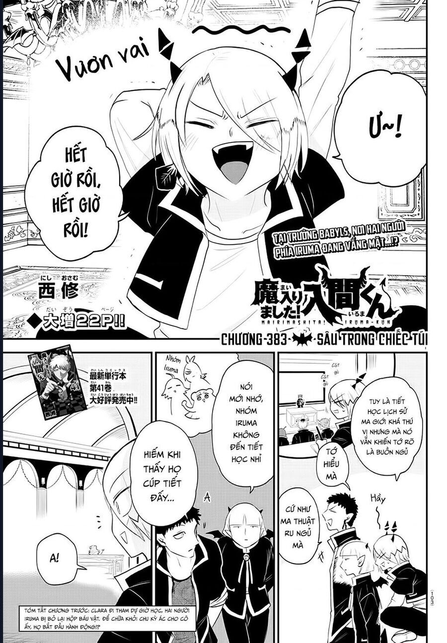 Chào Mừng Cậu Đến Trường Iruma-Kun [Chap 372-384] - Page 2