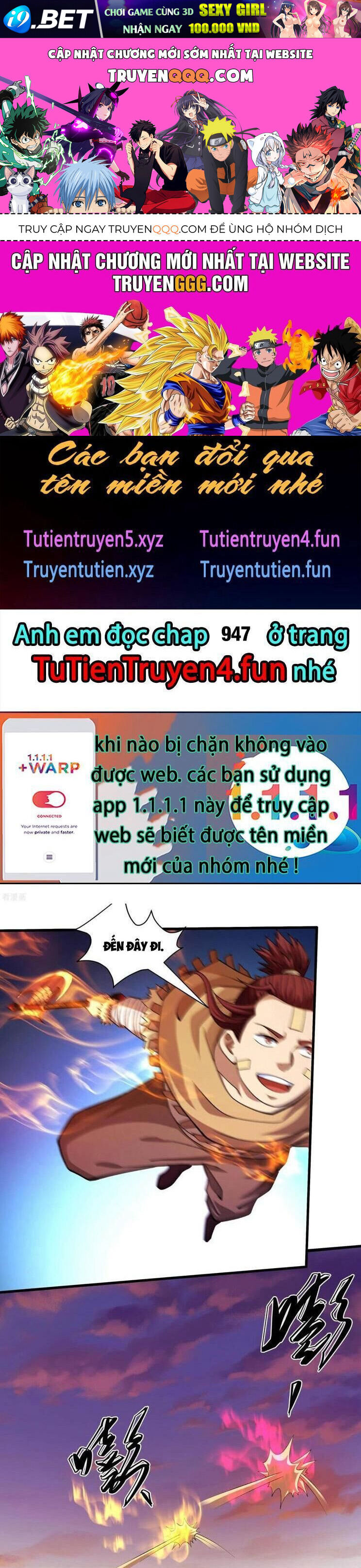 Tuyệt Thế Võ Thần [Chap 946-949]