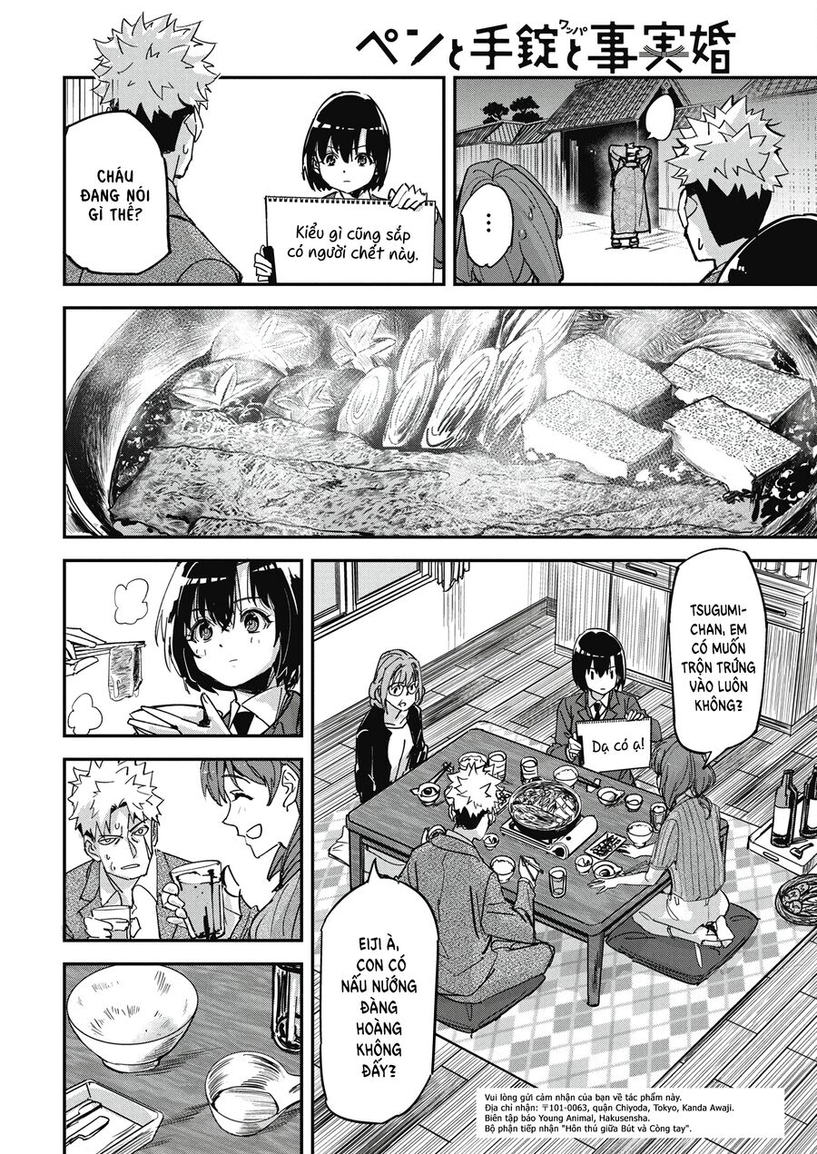 Hôn thú giữa bút và còng tay Chap 15
