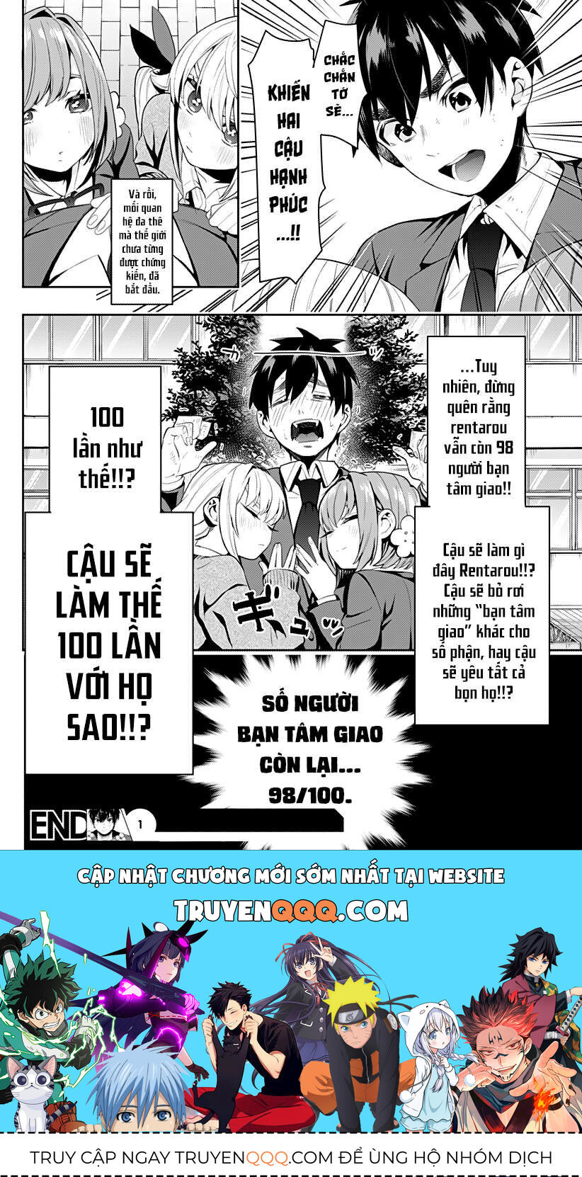 100 Cô Bạn Gái Này Rất Rất Rất Rất Rất Là Yêu Tôi Đó [Chap 1-214]