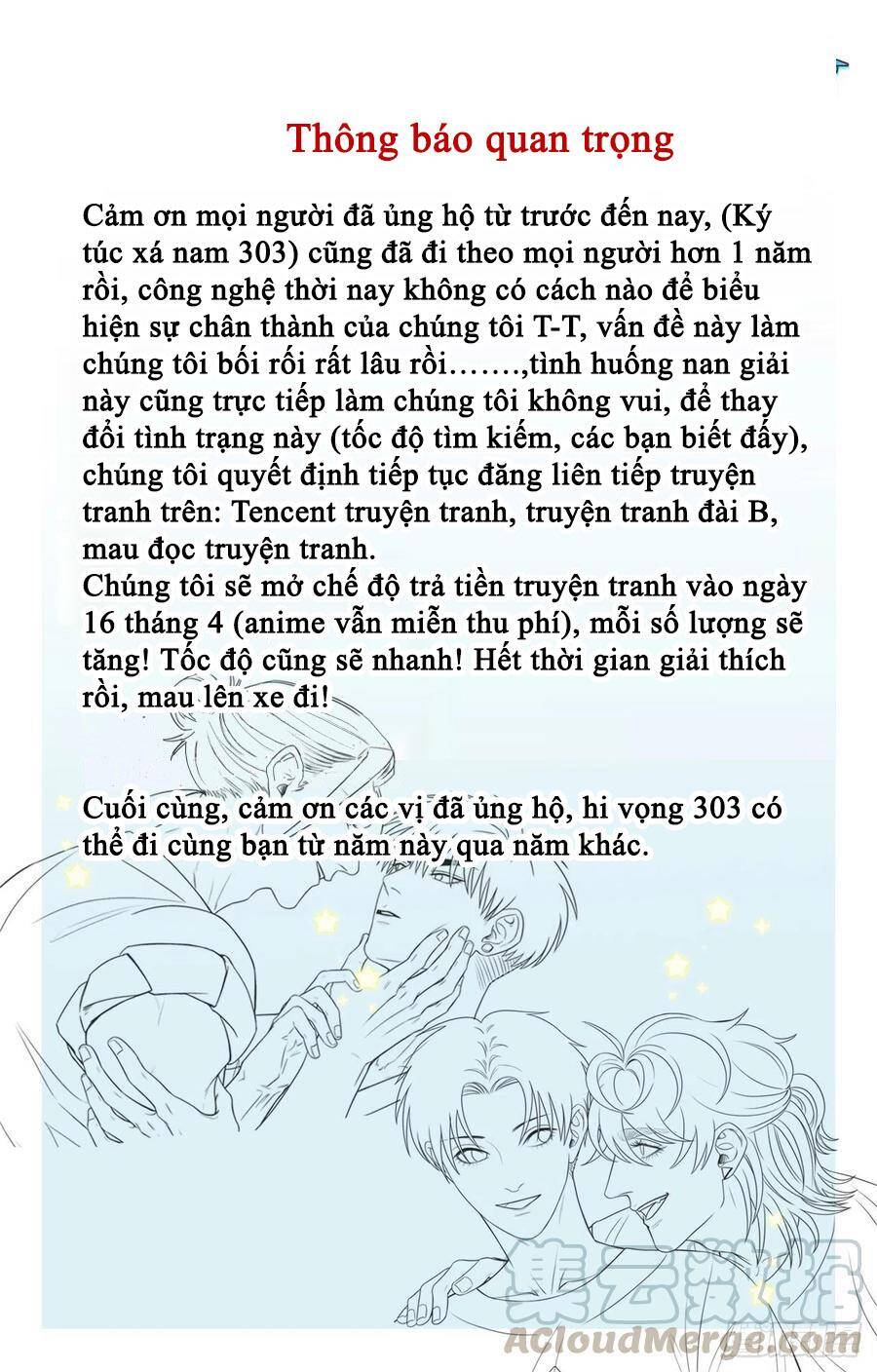 Ký Túc Xá Nam Phòng 303 [Chap 1-249]