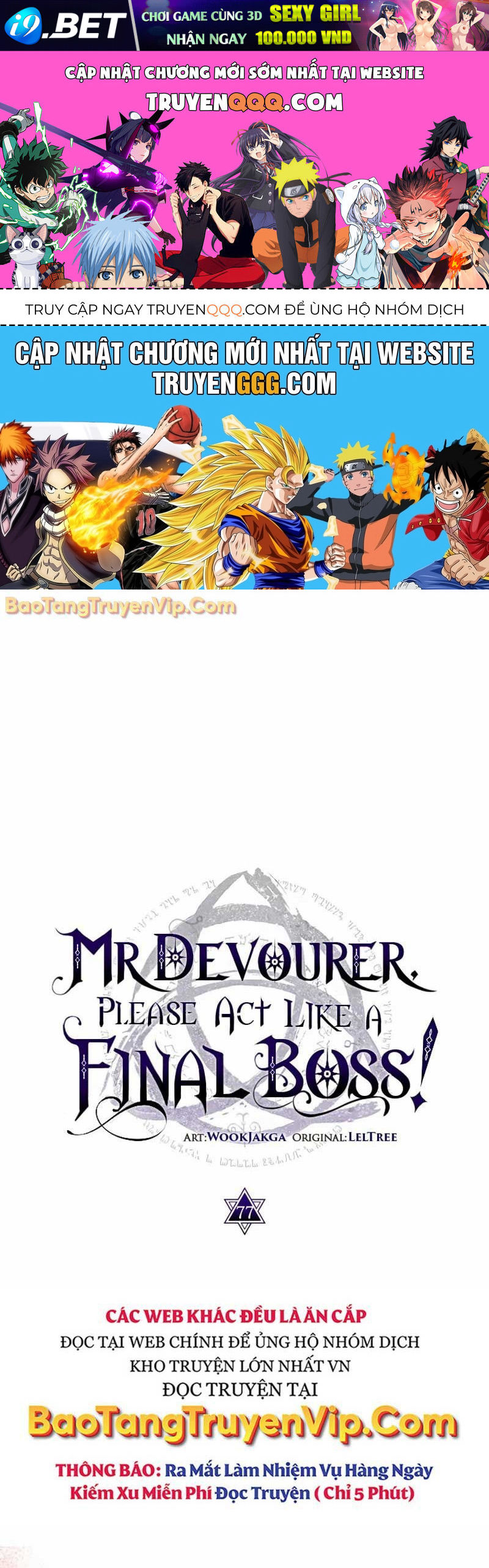 Hãy Hành Động Như Một Boss Đi Ngài Mr Devourer [Chap 77-79.2]