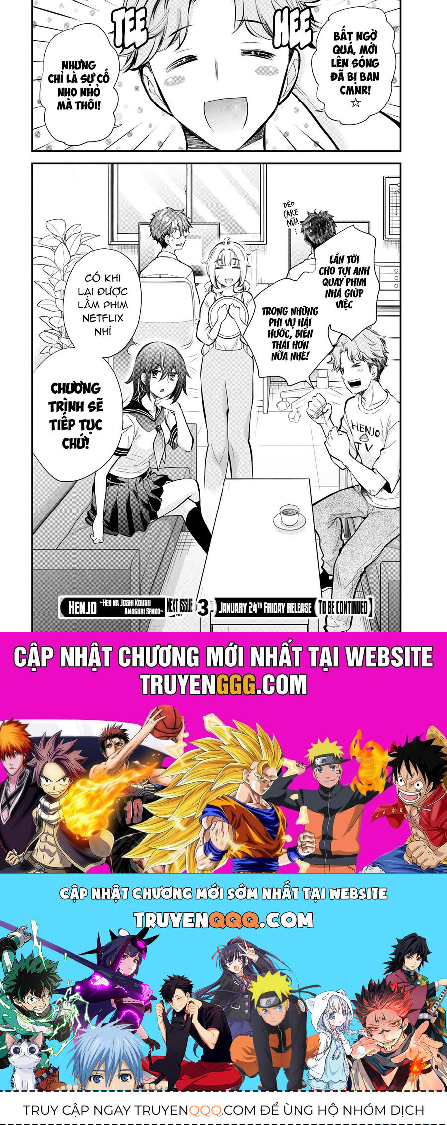 Henjo - Hen Na Joshi Kousei Amaguri Chiko [Chap 129]