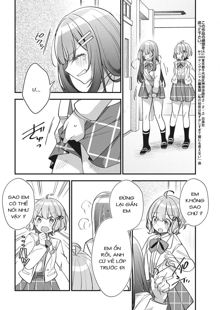 Mối Tình Đầu Của Tôi Quá Xấu Hổ Để Kể Ra [Chap 1-19]