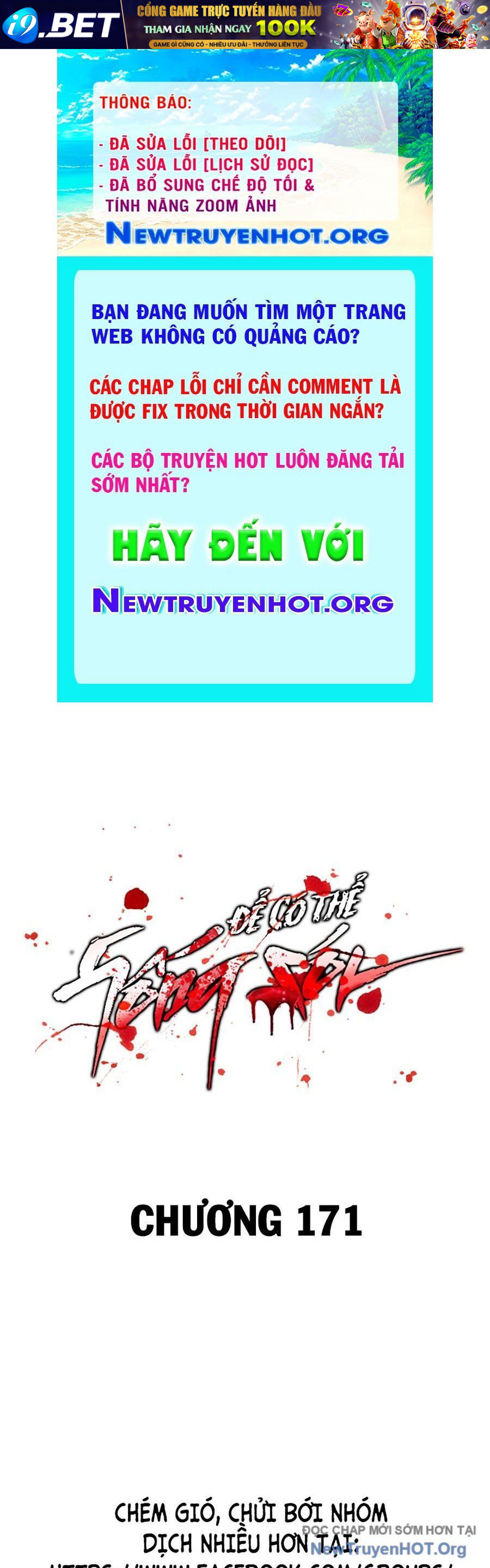Để Có Thể Sống Sót [Chap 169-171]