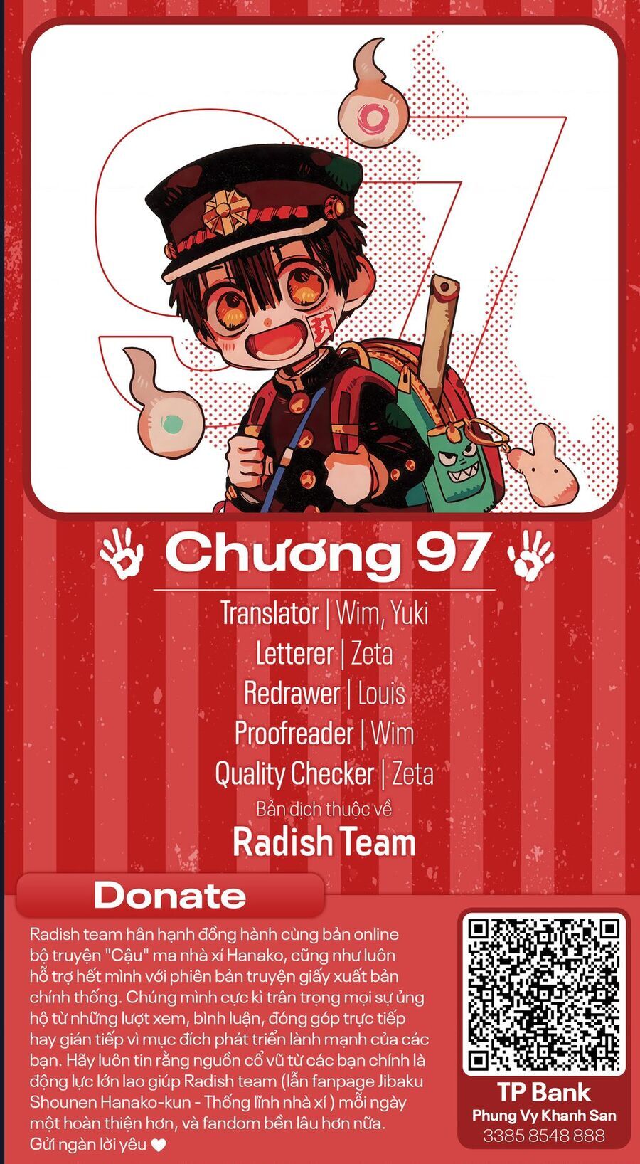 Hanako-Kun Nhà Xí [Chap 97-99]