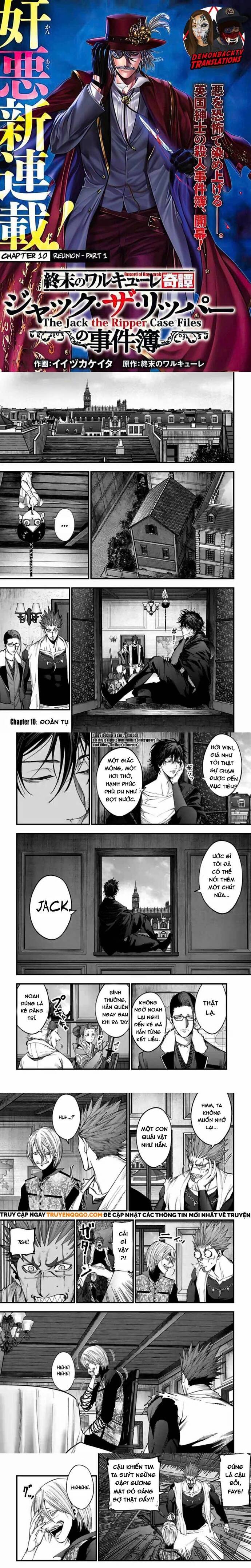 Ngoại Truyện Shuumatsu No Valkyrie – Hồ Sơ Vụ Án Jack Đồ Tể Chapter 10 - TC Truyện