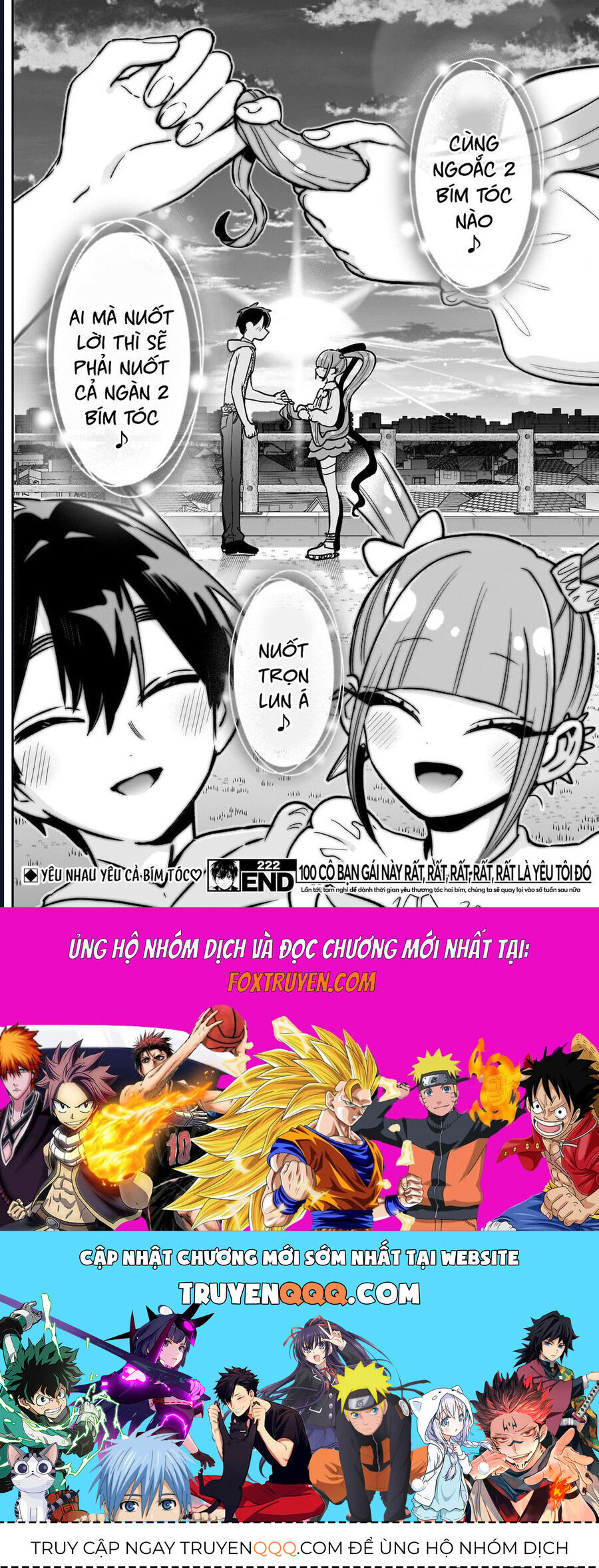 Kimi No Koto Ga Dai Dai Dai Dai Daisuki Na 100-Ri No Kanojo [Chap 222]