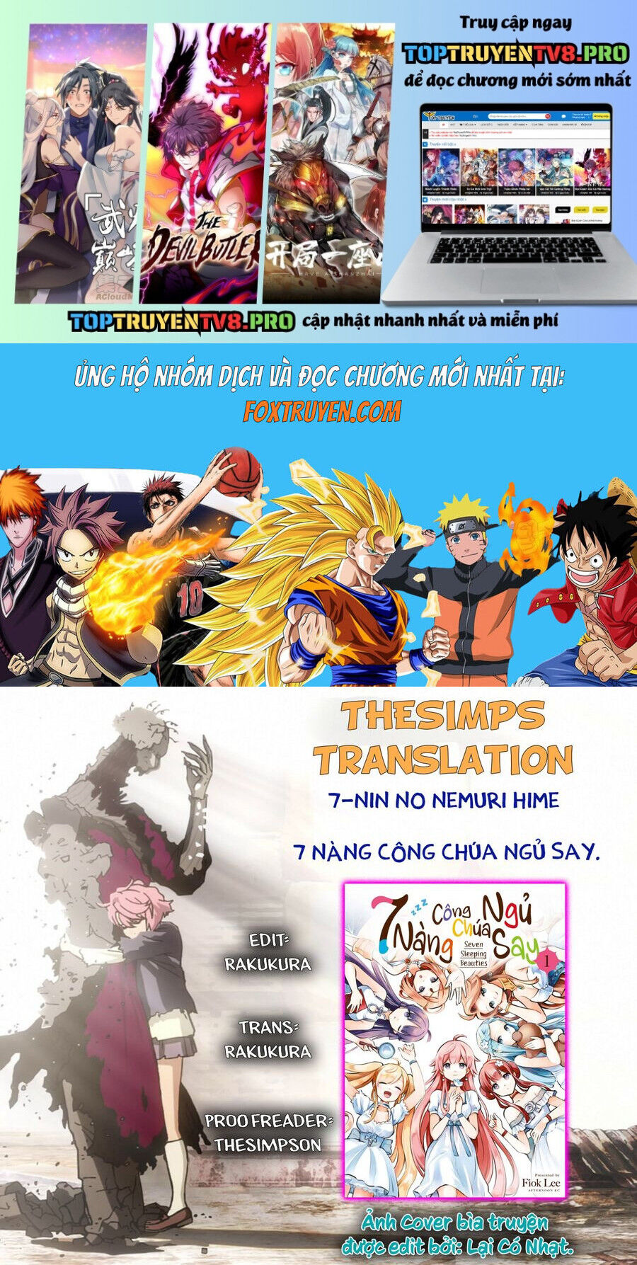 7 Nàng Công Chúa Ngủ Say Chapter 58 - TC Truyện