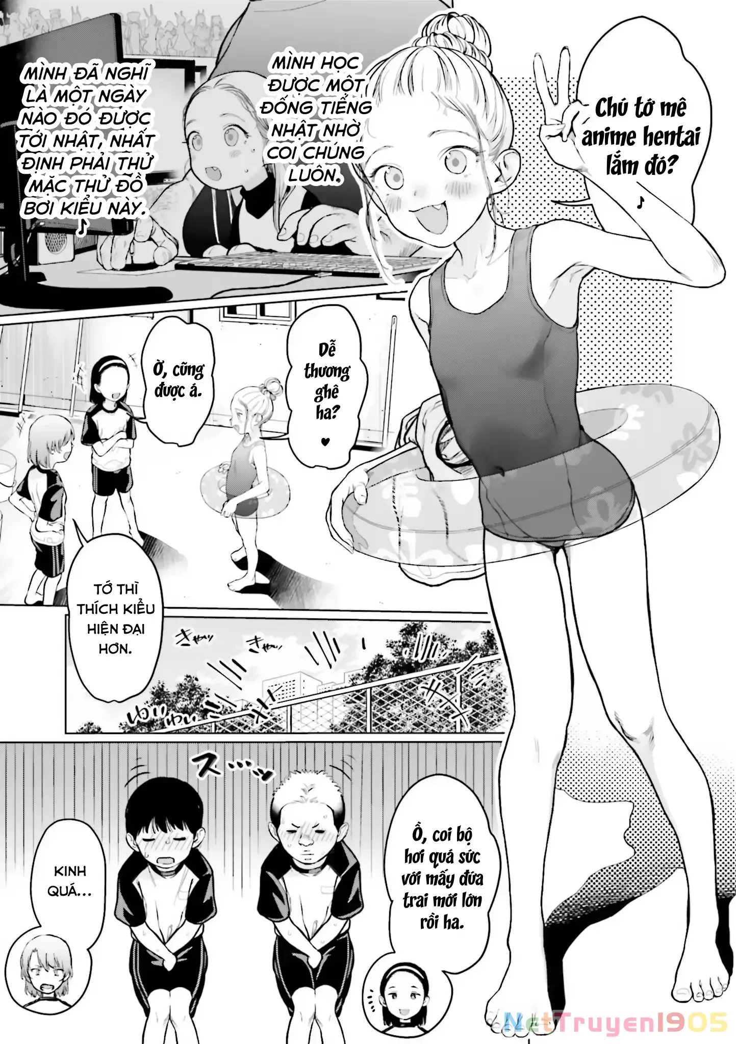 Bé Sơ Trung Sasha Và Thằng Bạn Otaku Cùng Lớp [Chap 22.8-31] - Page 2