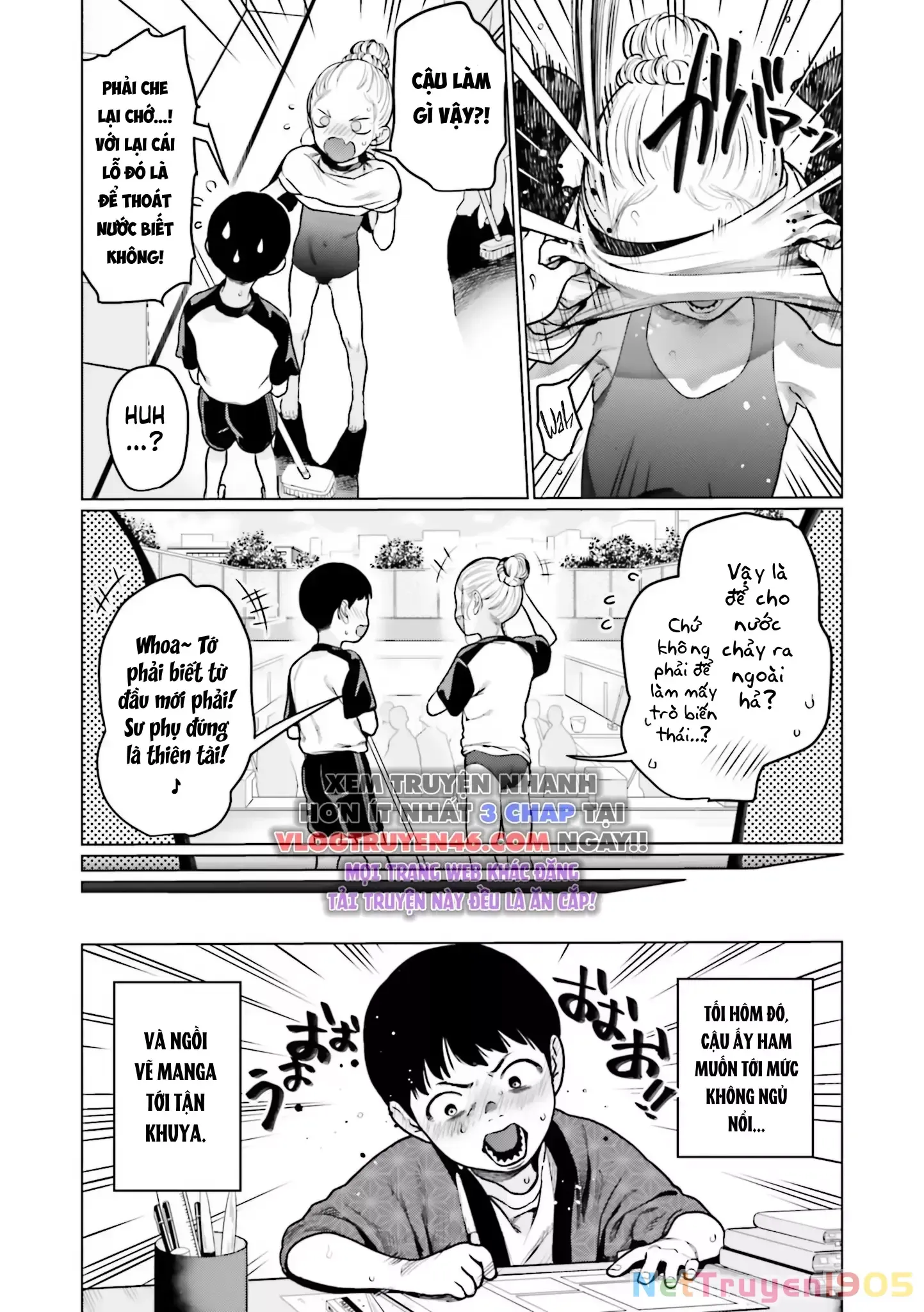 Bé Sơ Trung Sasha Và Thằng Bạn Otaku Cùng Lớp [Chap 22.8-31] - Page 7