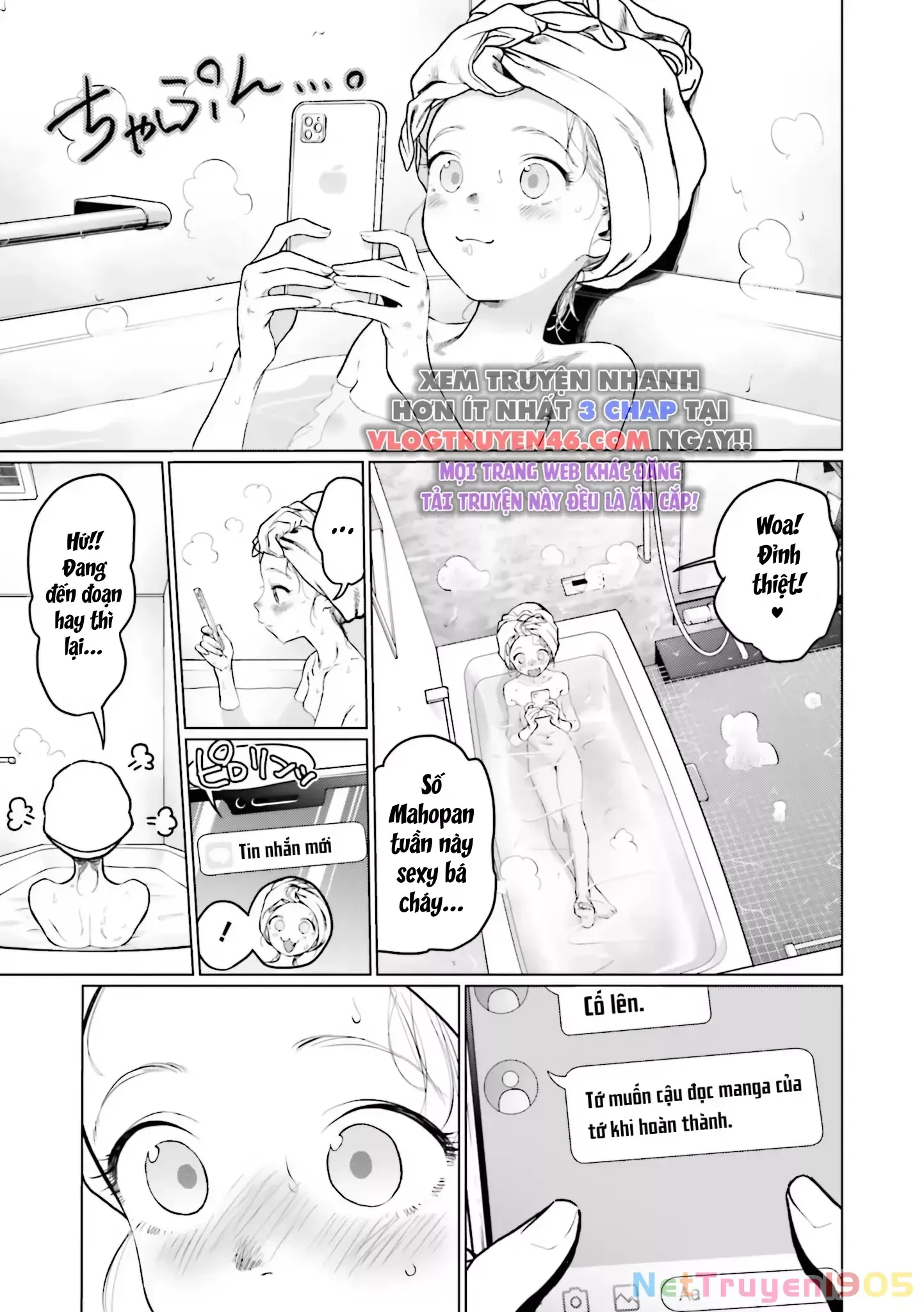 Bé Sơ Trung Sasha Và Thằng Bạn Otaku Cùng Lớp [Chap 22.8-31] - Page 3