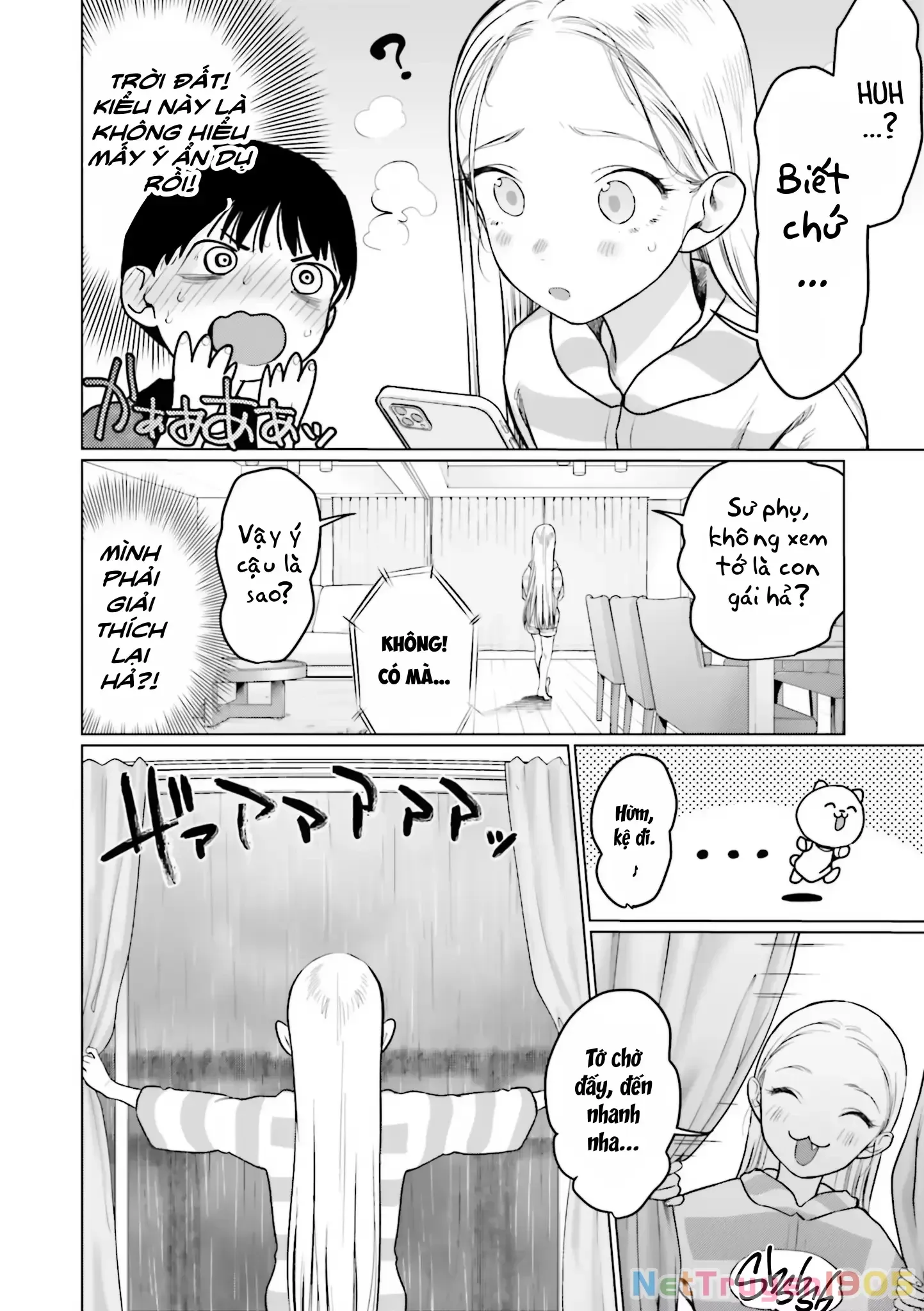 Bé Sơ Trung Sasha Và Thằng Bạn Otaku Cùng Lớp [Chap 22.8-31] - Page 8