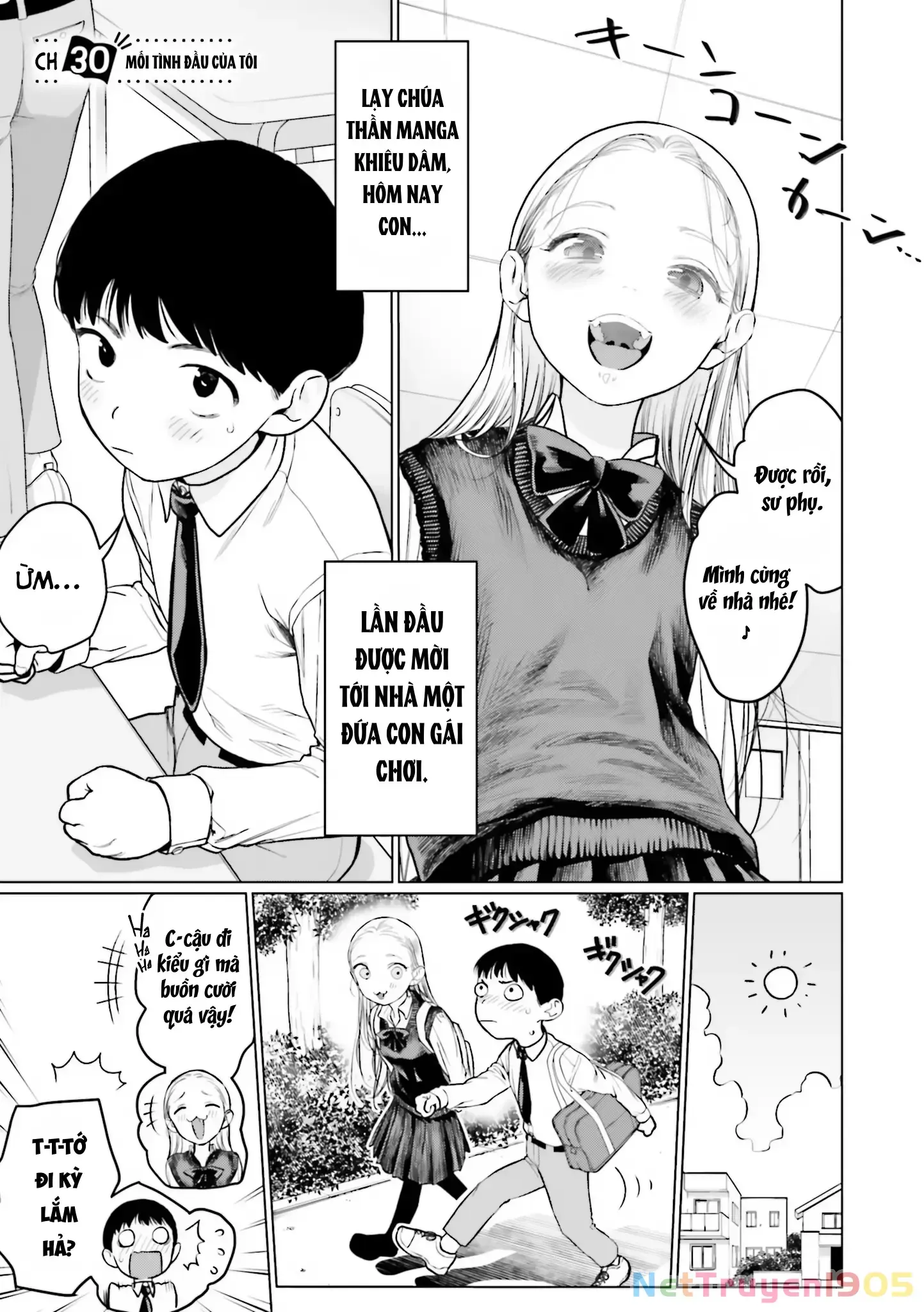 Bé Sơ Trung Sasha Và Thằng Bạn Otaku Cùng Lớp [Chap 22.8-31] - Page 1