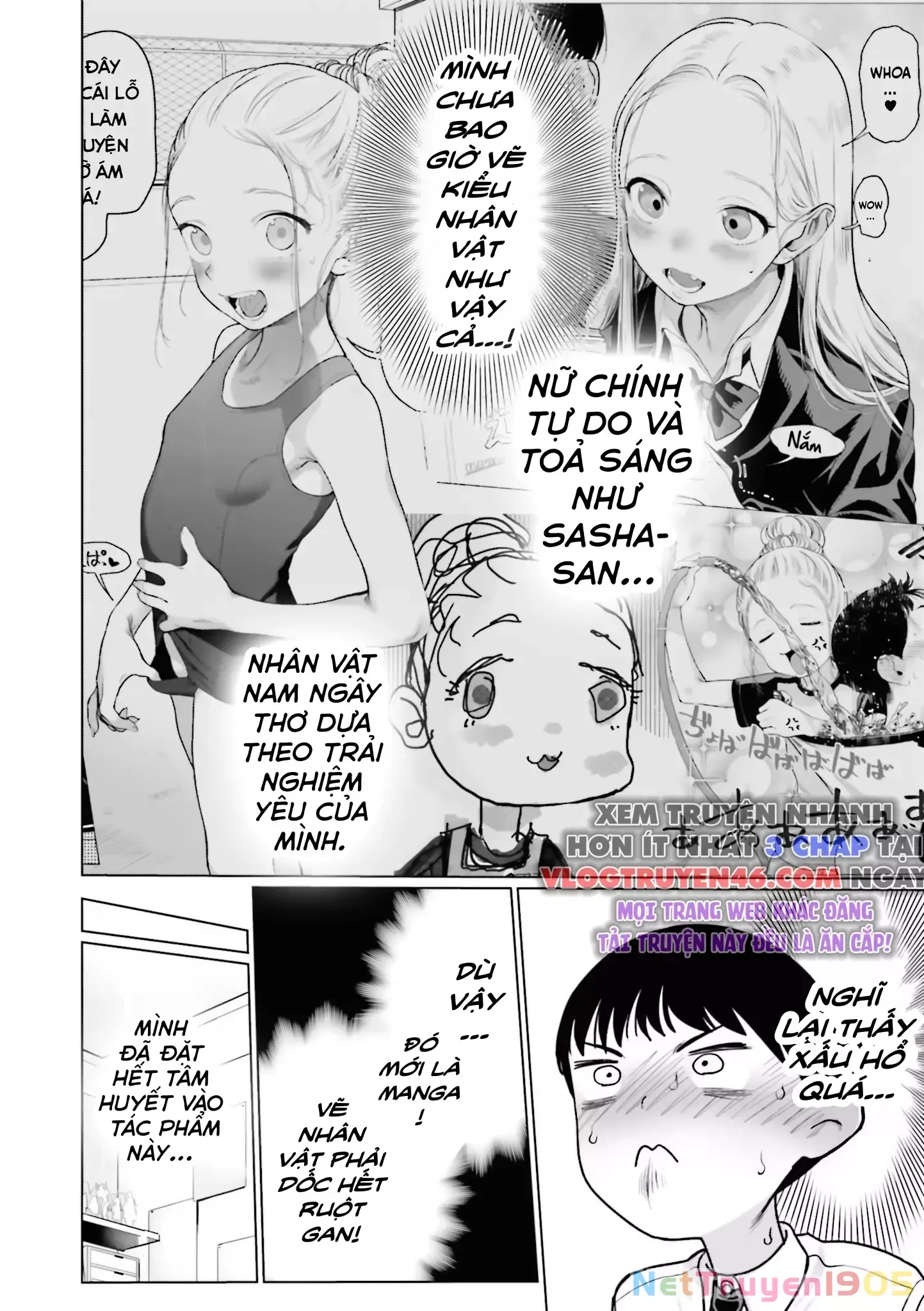 Bé Sơ Trung Sasha Và Thằng Bạn Otaku Cùng Lớp [Chap 22.8-31] - Page 10