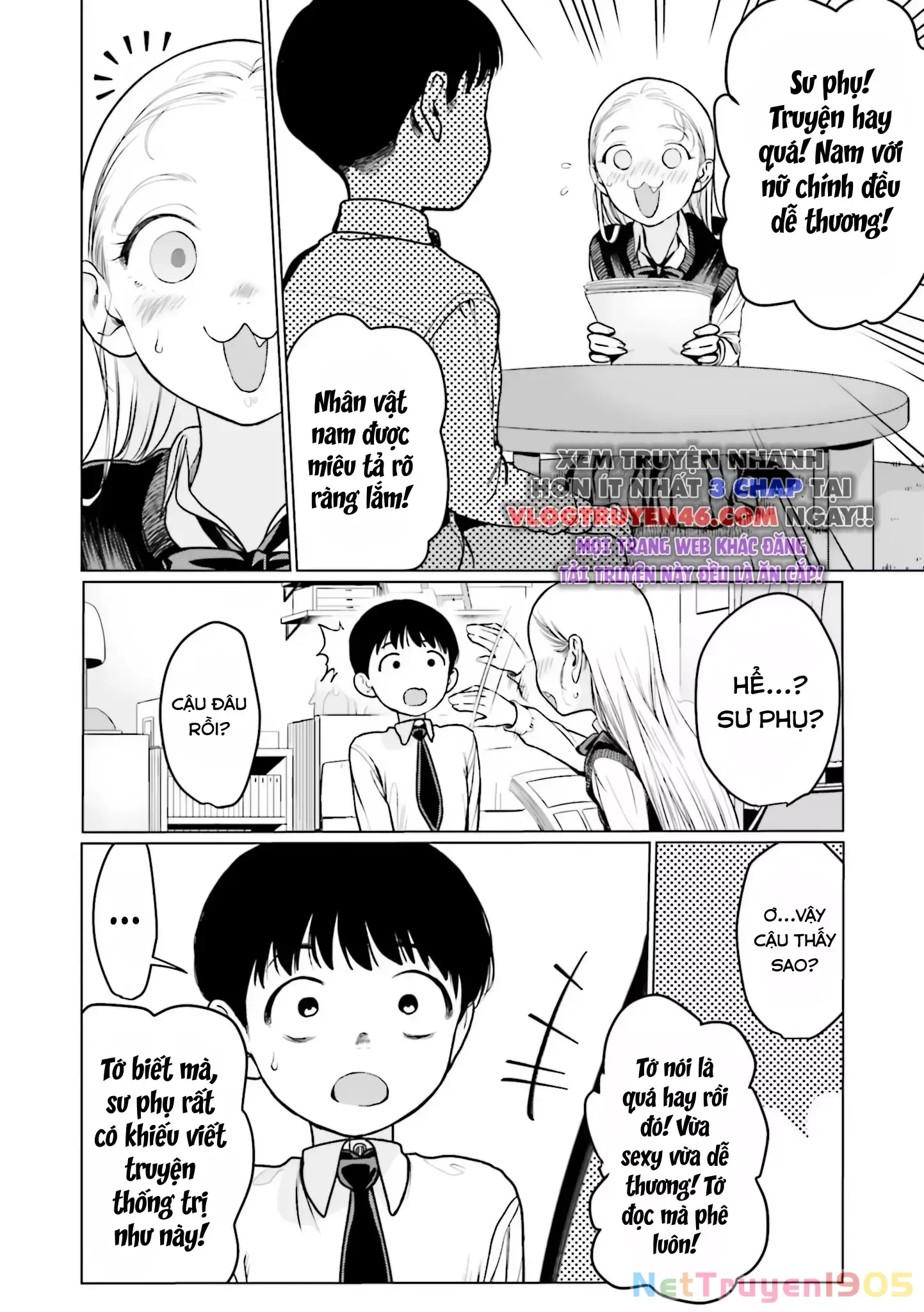 Bé Sơ Trung Sasha Và Thằng Bạn Otaku Cùng Lớp [Chap 22.8-31] - Page 12