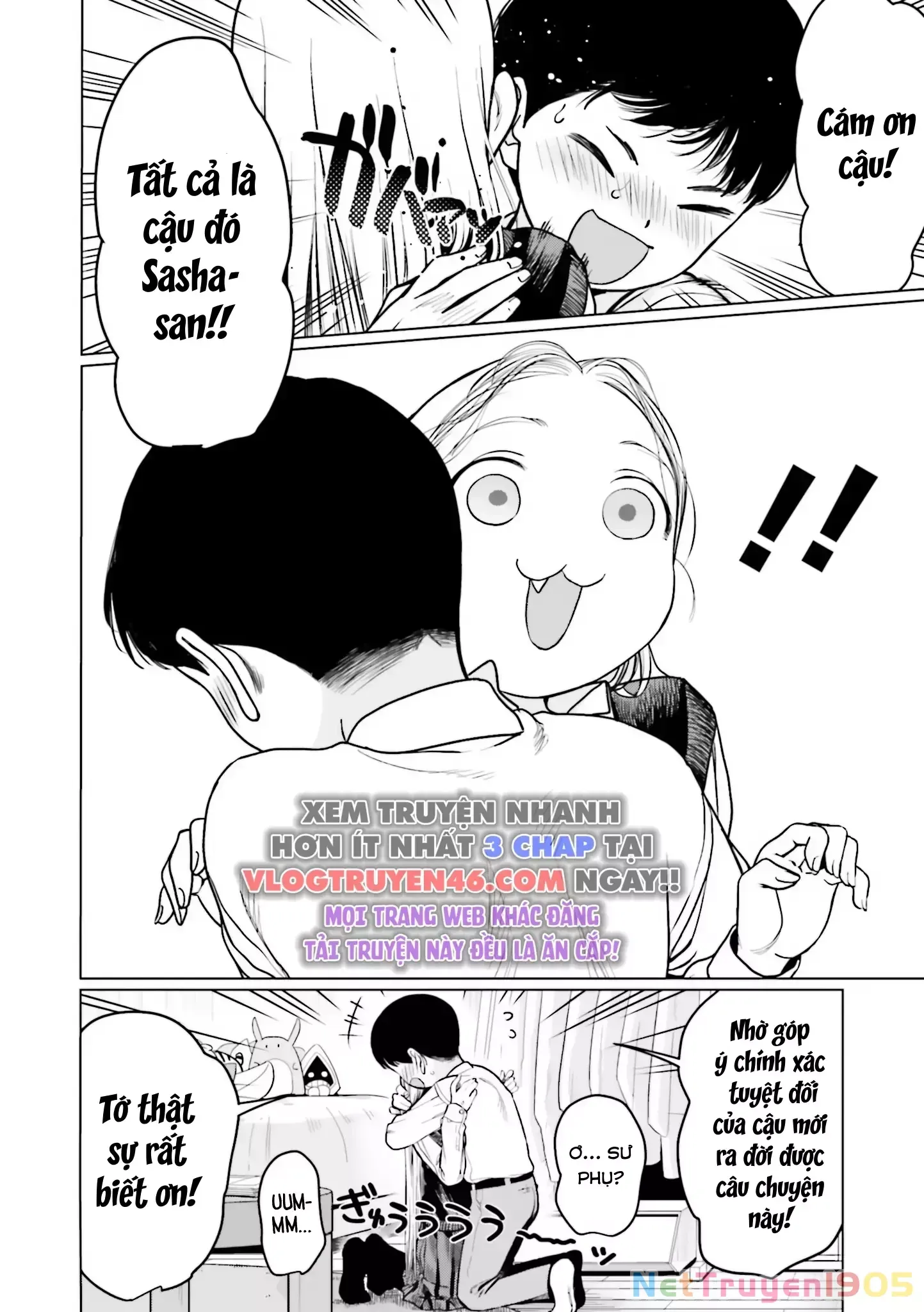 Bé Sơ Trung Sasha Và Thằng Bạn Otaku Cùng Lớp [Chap 22.8-31] - Page 14