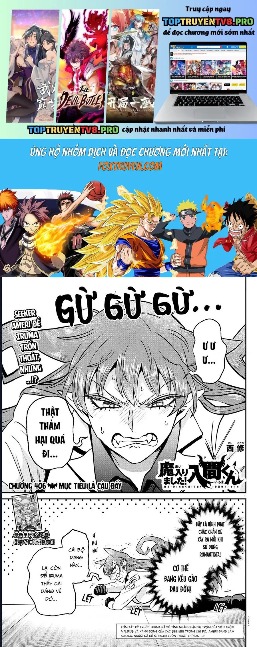 Chào Mừng Cậu Đến Trường Iruma-Kun [Chap 385-407] - Page 1