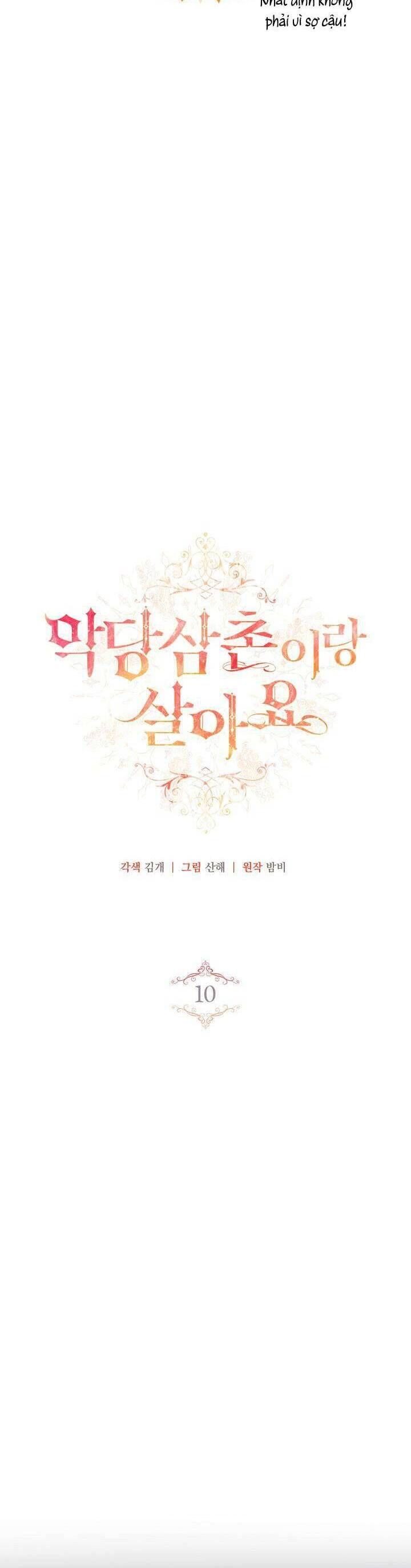 Tôi Sống Với Người Cậu Phản Diện Của Mình [Chap 1-16]