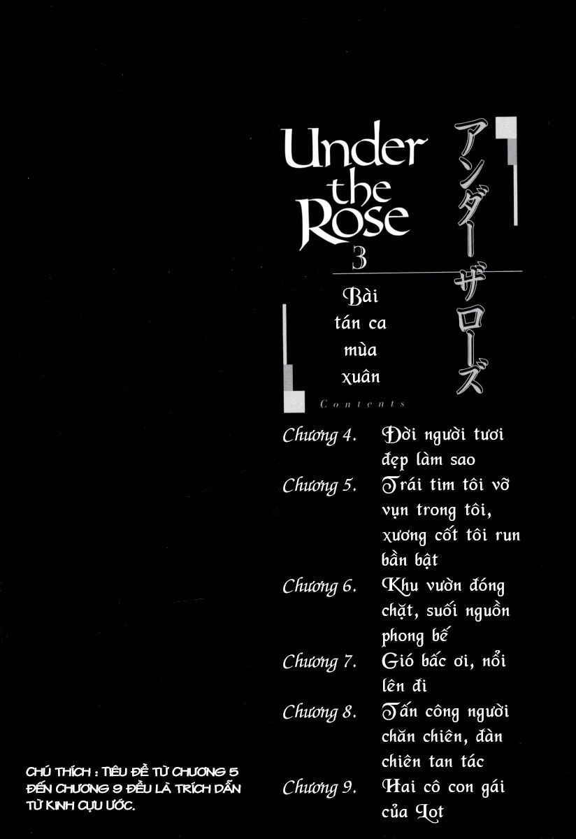 Under The Rose - Phần Truyện Mùa Xuân [Chap 1-11]