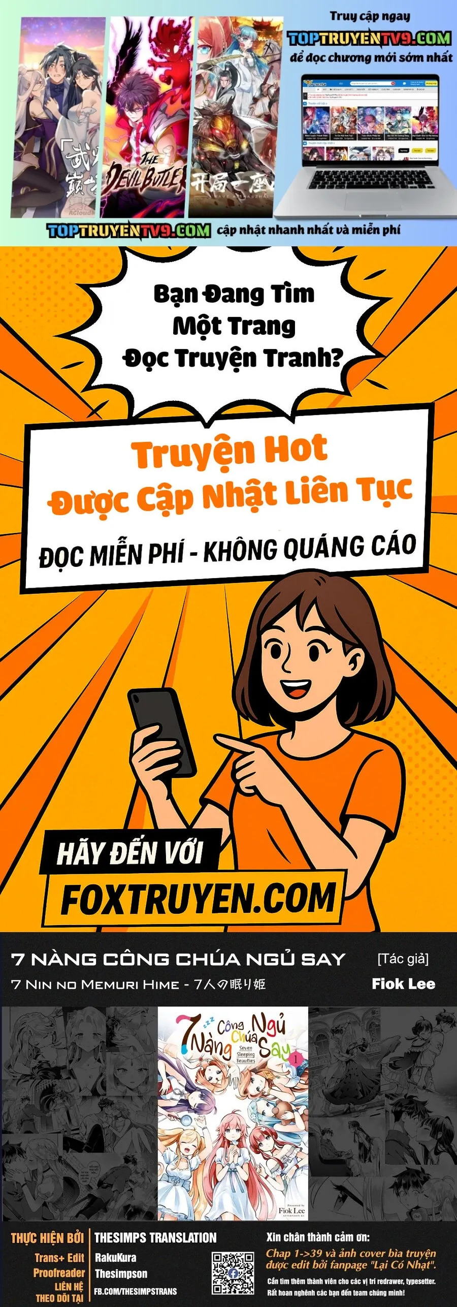 7 Nàng Công Chúa Ngủ Say [Chap 64-66] - Page 1