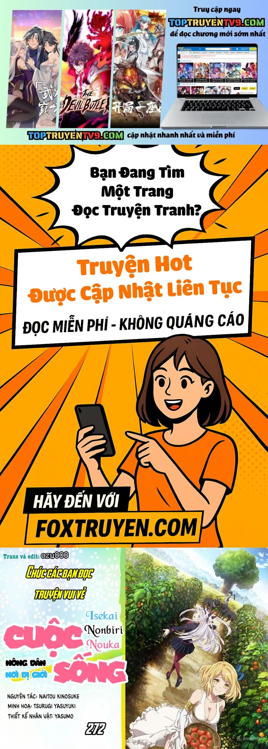 Cuộc Sống Thong Dong Ở Dị Thế Giới [Chap 270-272] - Page 1