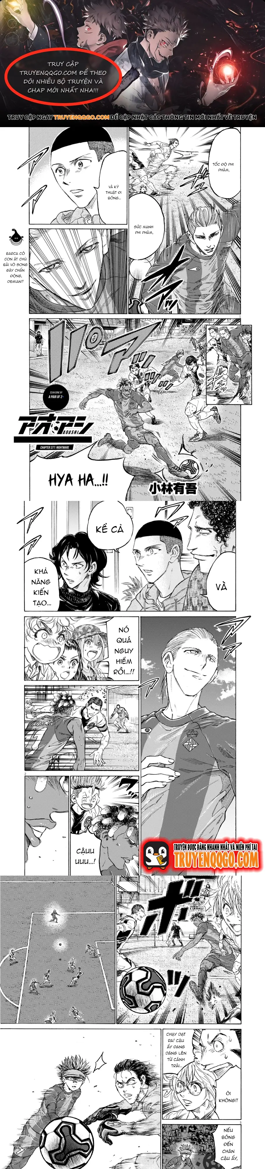 Thiên Tài Bóng Đá Ashito [Chap 371-377]