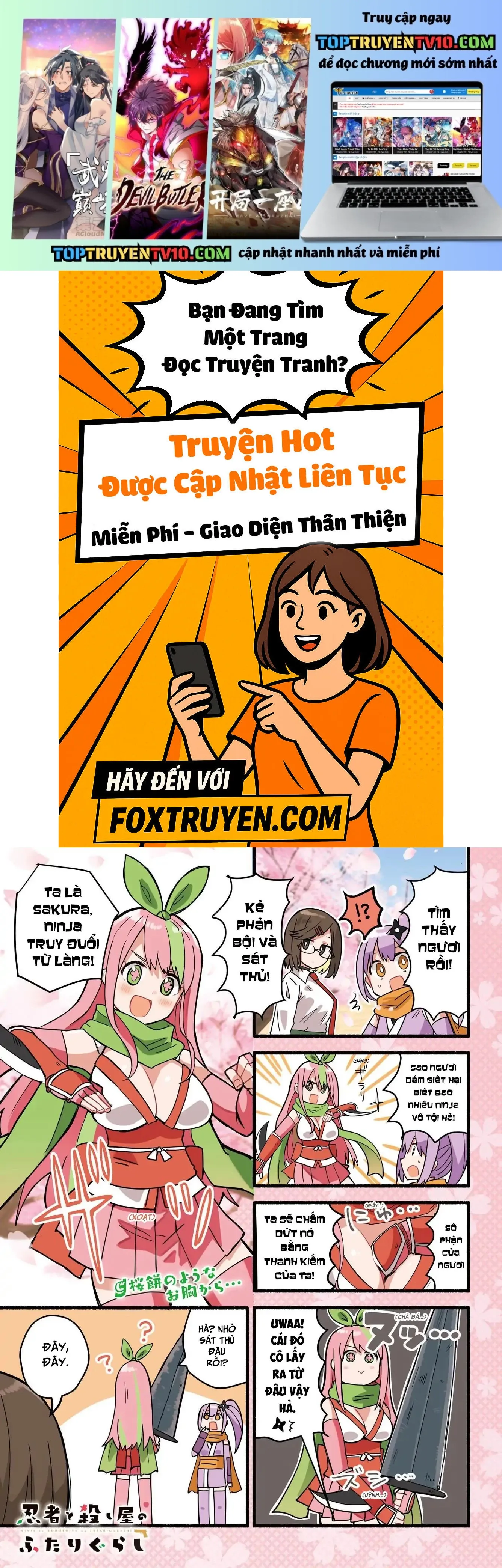 Ninja To Koroshiya No Futarigurashi Chapter 13 - TC Truyện