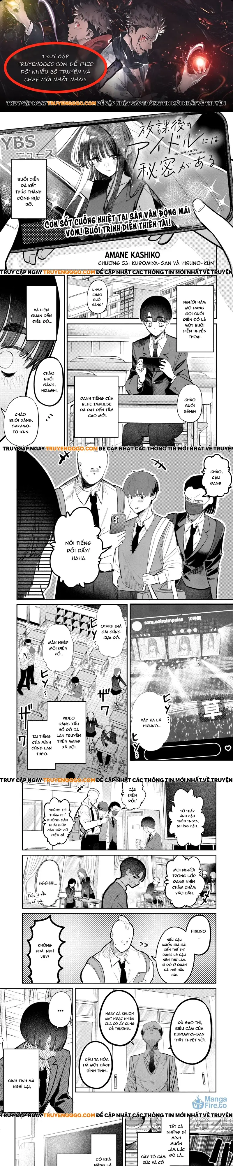 Bí mật của Idol, sau giờ học Chapter 53 - TC Truyện
