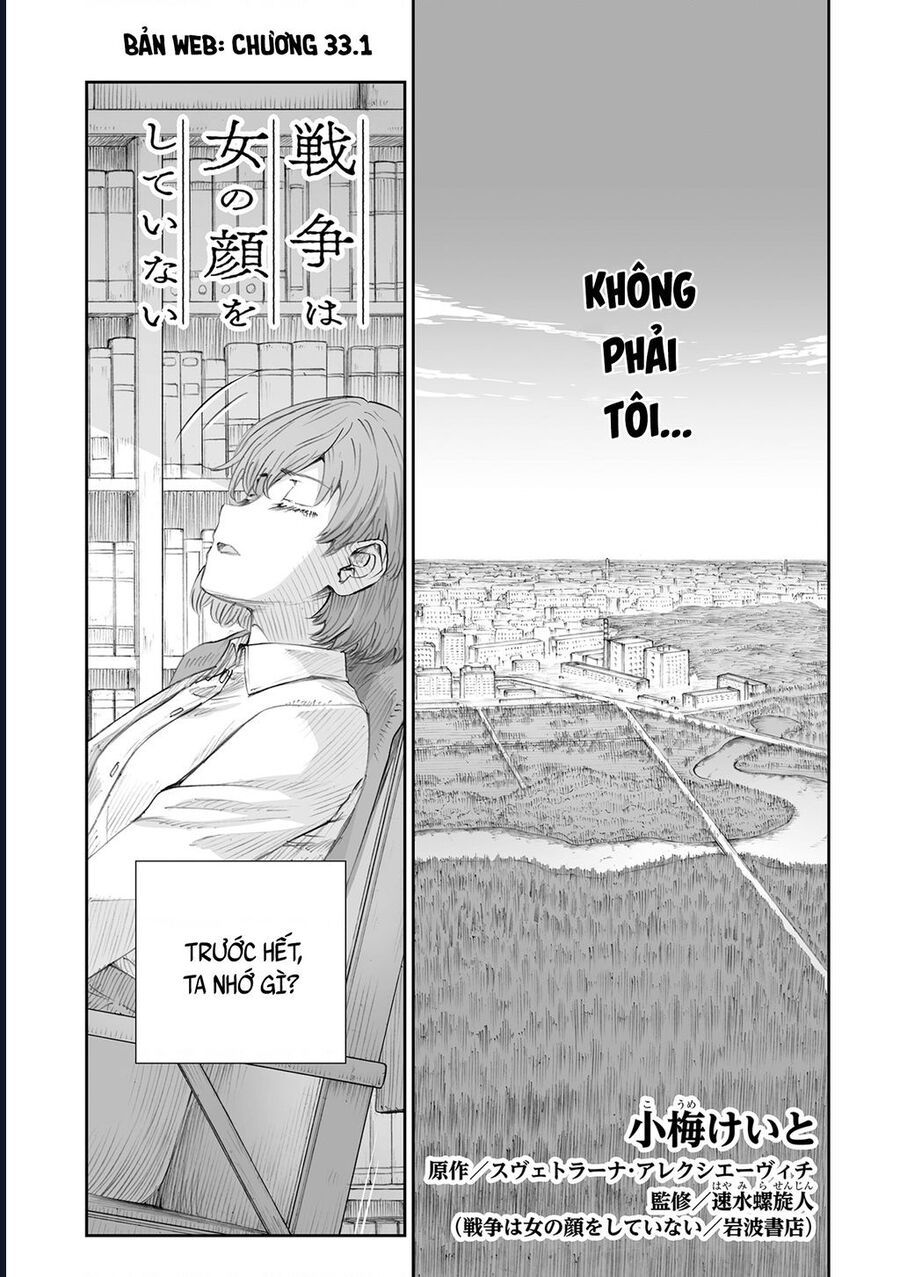 Chiến tranh không có một khuôn mặt phụ nữ Chapter 33.1 - TC Truyện