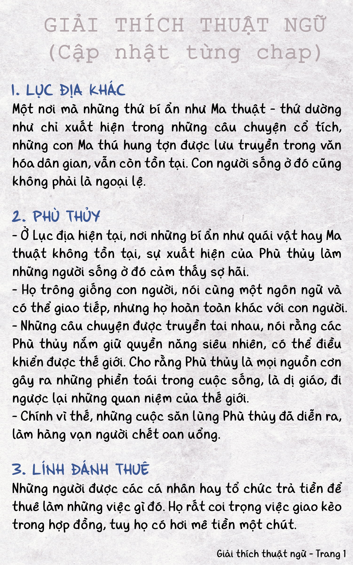 Phù Thuỷ Và Lính Đánh Thuê 0