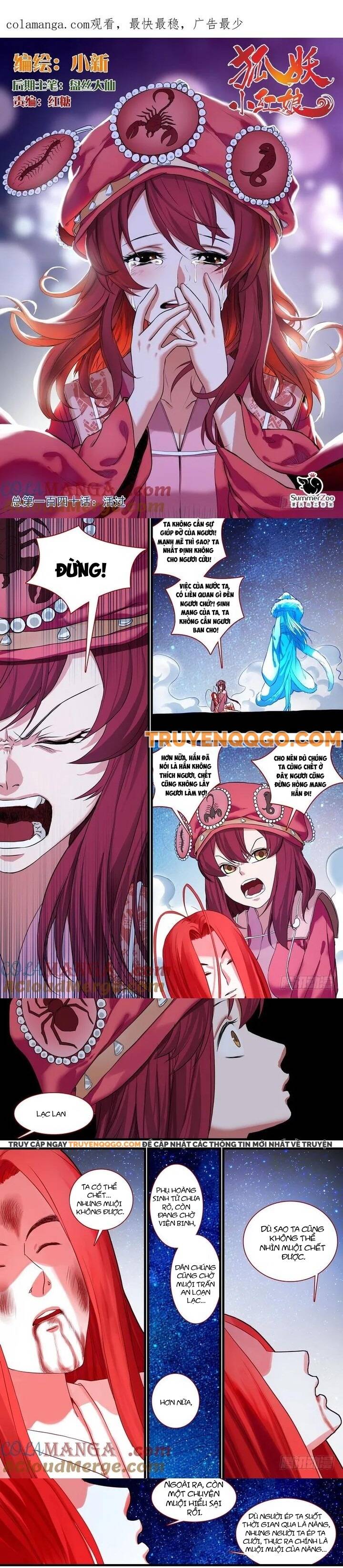 Hồ Yêu Tiểu Hồng Nương Chapter 140 - TC Truyện