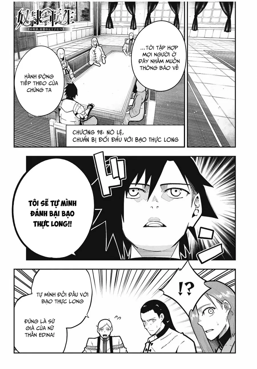 Dorei Tensei: Sono Dorei, Saikyou no Moto Ouji ni Tsuki Chapter 98 - TC Truyện