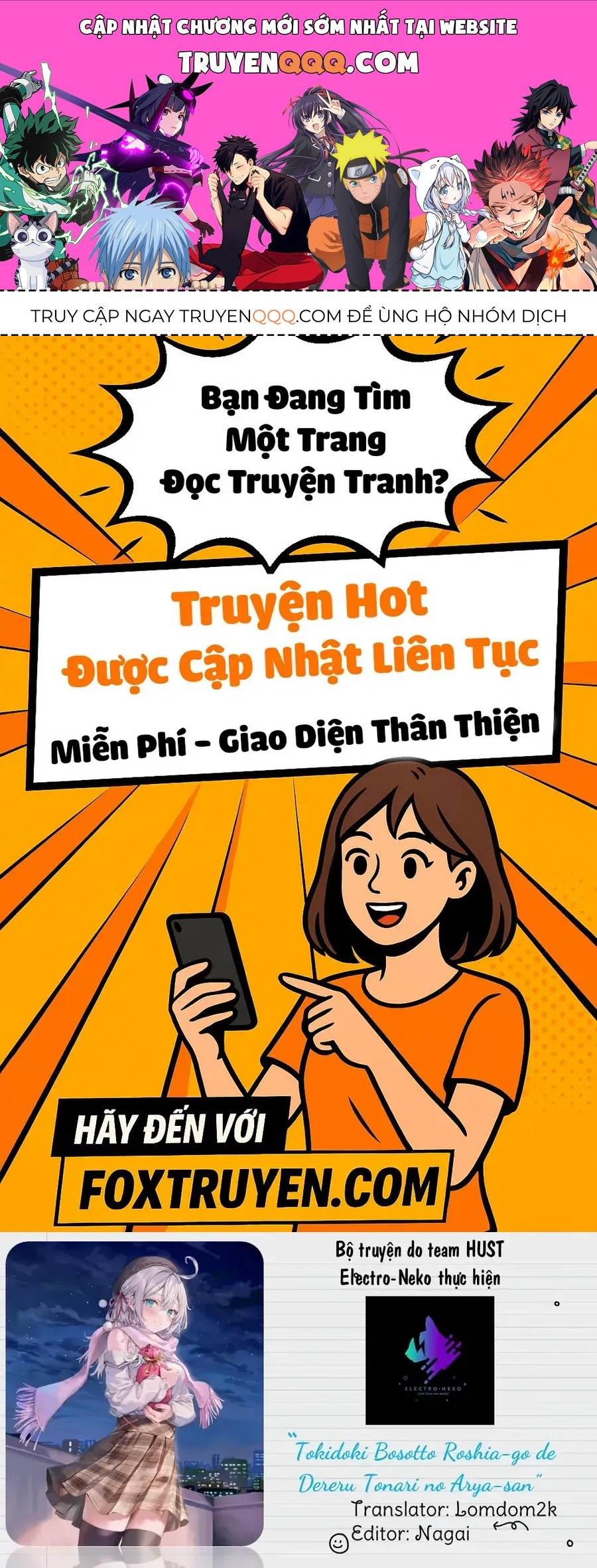 Arya bàn bên thỉnh thoảng lại trêu ghẹo tôi bằng tiếng Nga Chapter 68 - TC Truyện