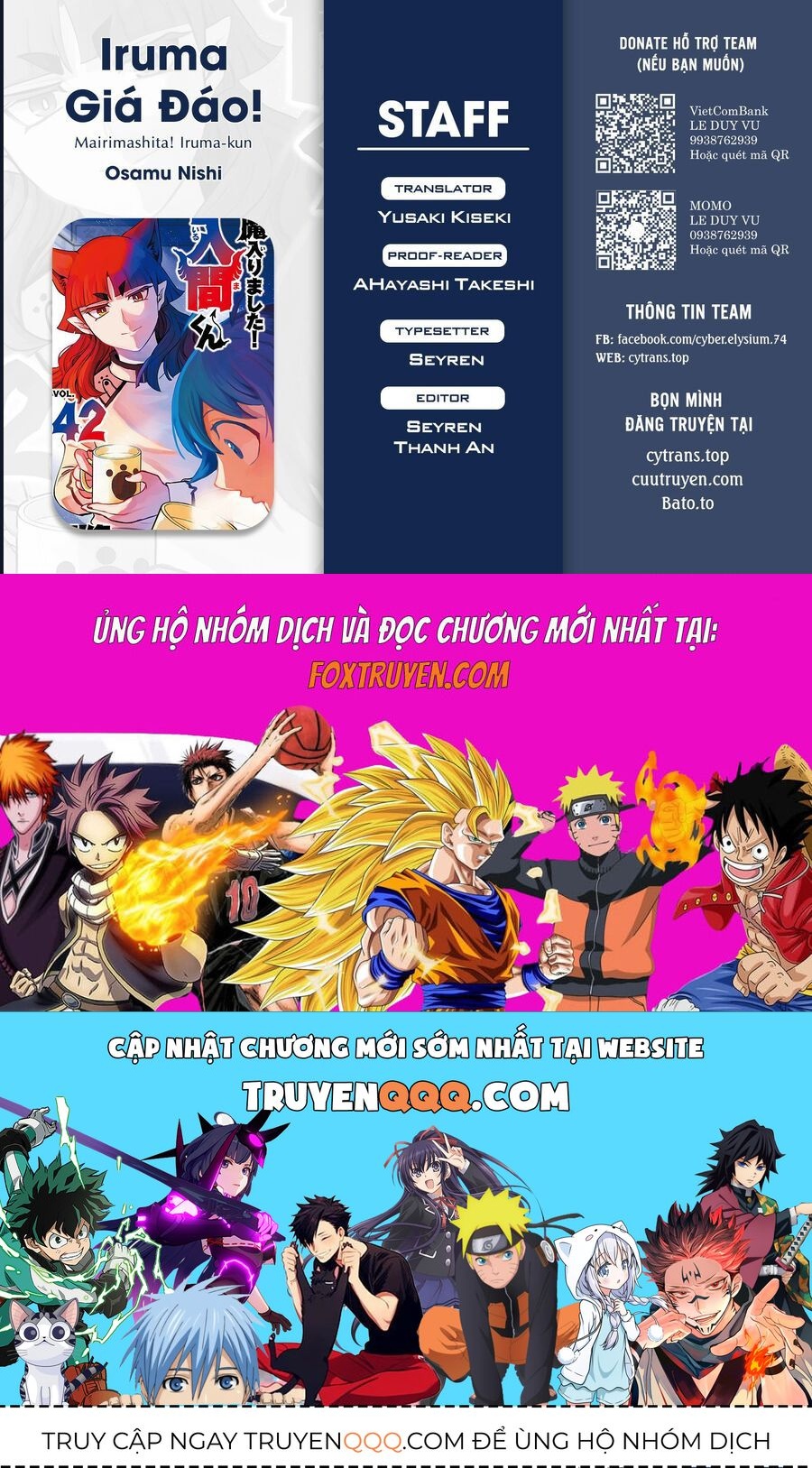 Chào Mừng Cậu Đến Trường Iruma-Kun [Chap 408-417]