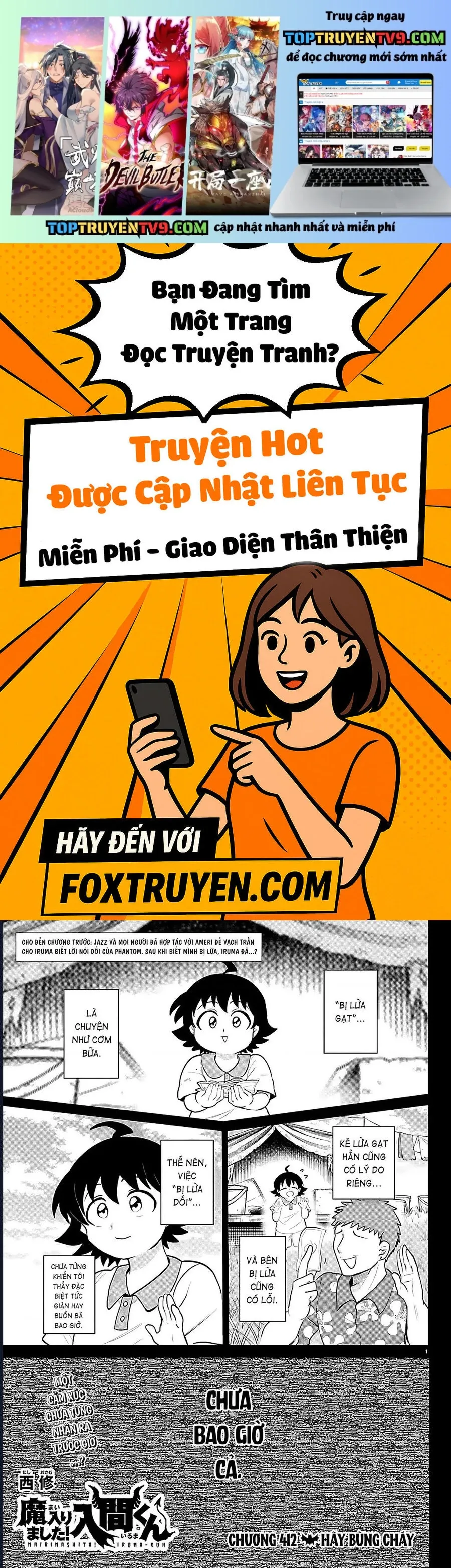 Chào Mừng Cậu Đến Trường Iruma-Kun [Chap 408-418]