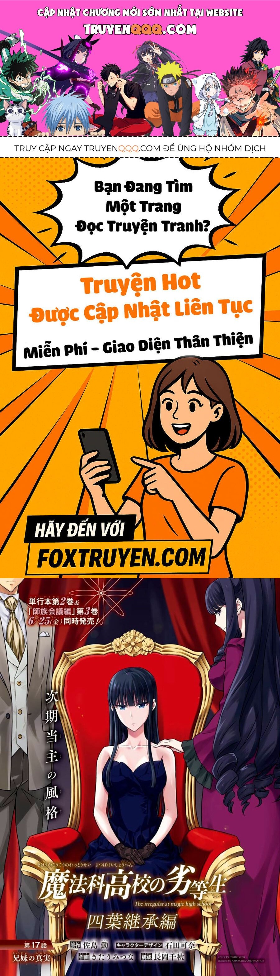 Mahouka Koukou No Rettousei - Yotsuba Keishou-Hen [Chap 1-19]